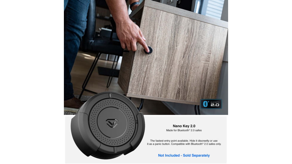 Vaultek Safe SR20i Biometric and Bluetooth 2.0 Slider Safe, Black, SR20i-BK