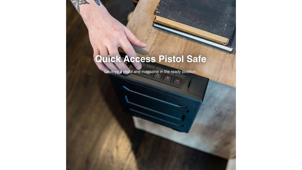 Vaultek Safe SR20i Biometric and Bluetooth 2.0 Slider Safe, Black, SR20i-BK