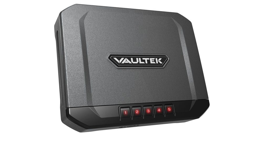 Vaultek Safe VR10 Lightweight Bluetooth Smart Safe, Gray, VR10-TG