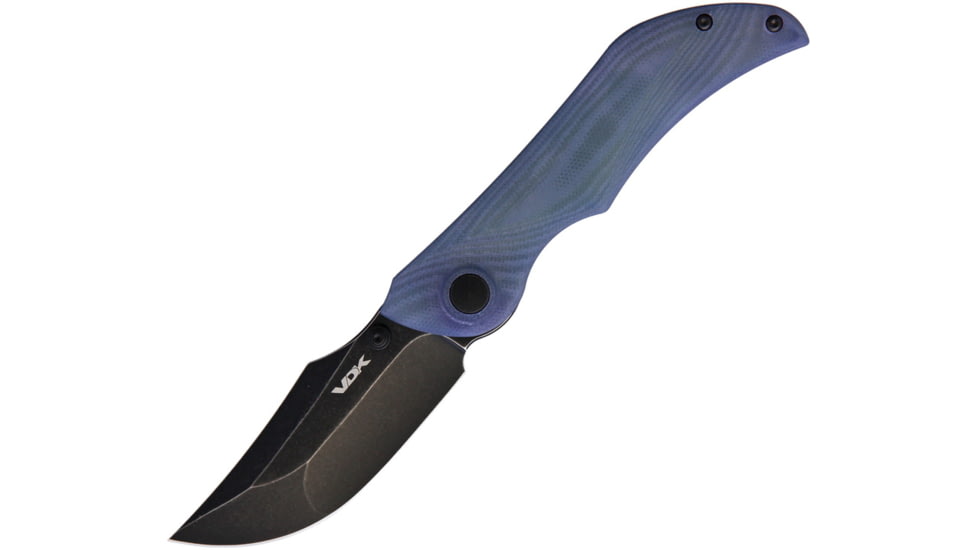 VDK Knives Talisman Linerlock Folding Knife, Blue, Blue G10 handle, VDK020 BLUE JADE TALISMAN