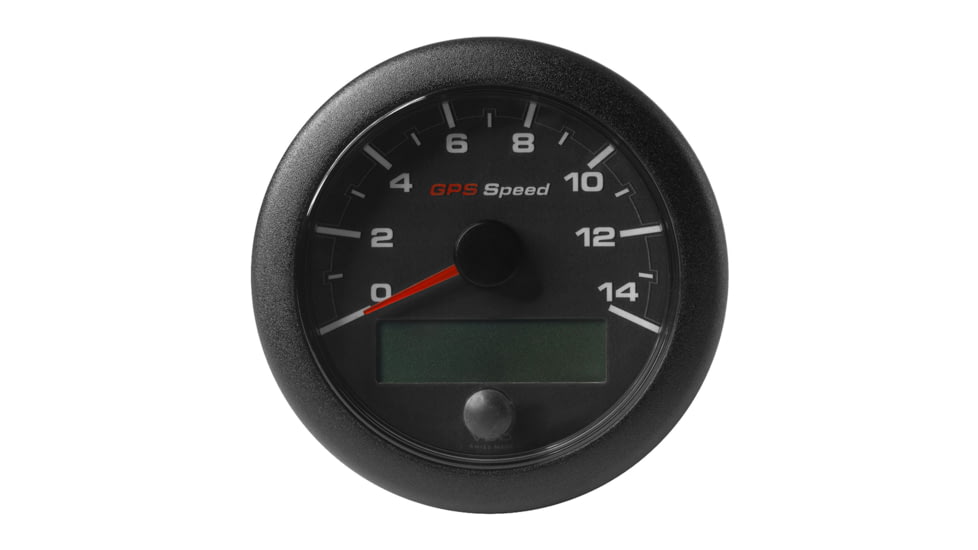 VDO 3-3/8&quot; 85mm OceanLink GPS Speedometer 0-14 - Black Dial &amp; Bezel 76250