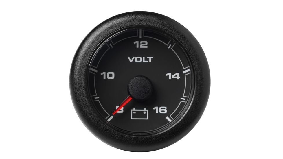 VDO 52MM OceanLink Battery Voltage 8-16 V Black Dial &amp; Bezel 2-1/16" 76314