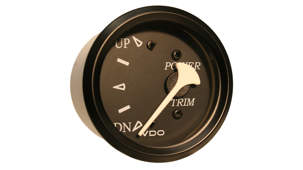 VDO Allentare Black Trim Gauge - For Use w/Mercury/Volvo/Yamaha 2001+ Engines - 12V - Black Bezel 60792