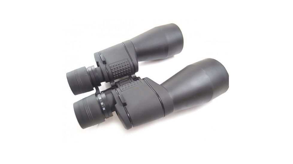 Veber Bpc Zoom Porro Prizm Rubber Armored Binocular, Black, 10-30x60 BBPC103060ZB