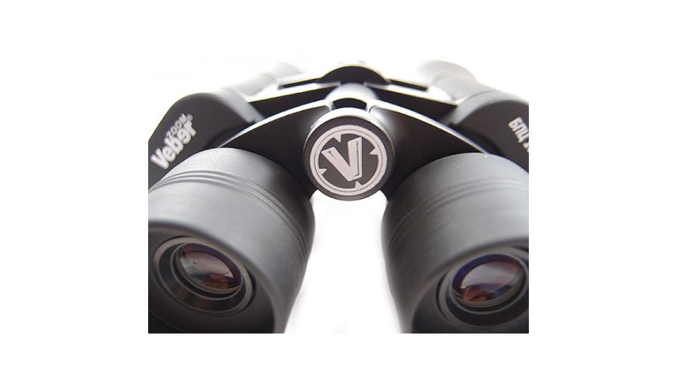 Veber Bpc Zoom Porro Prizm Rubber Armored Binocular, Black, 10-30x60 BBPC103060ZB