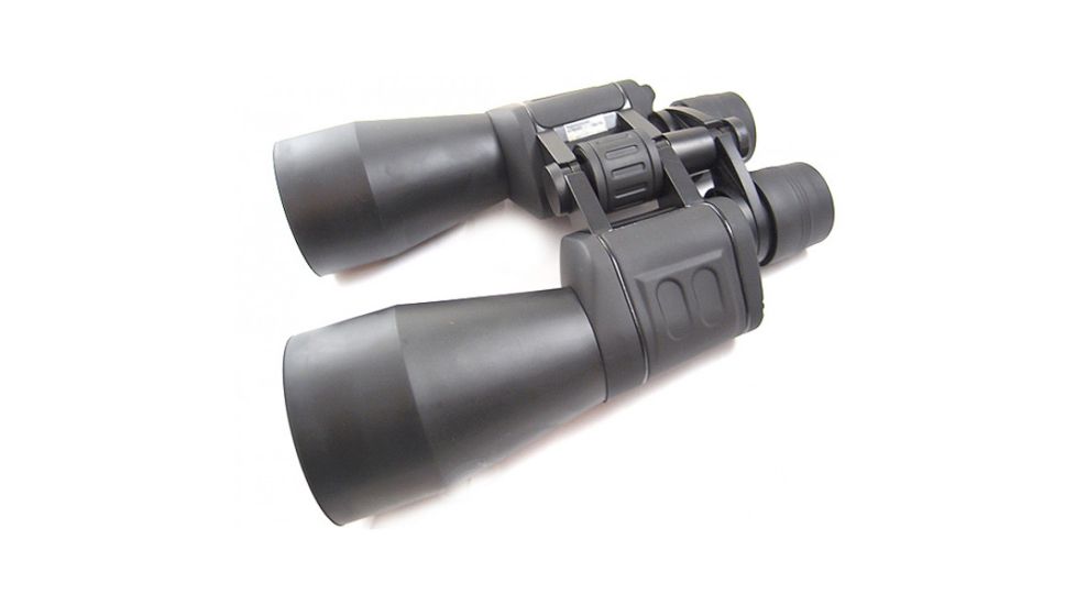 Veber Bpc Zoom Porro Prizm Rubber Armored Binocular, Black, 10-30x60 BBPC103060ZB