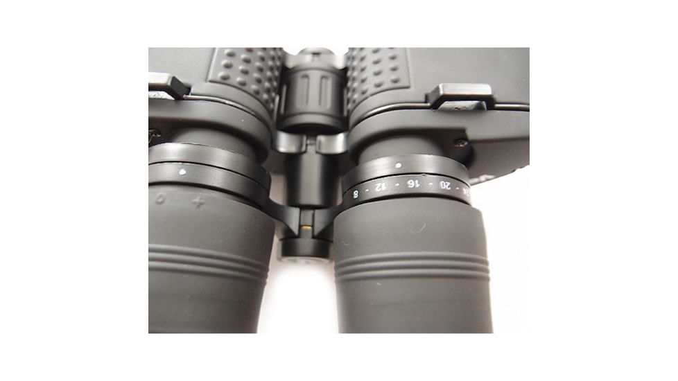 Veber Bpc Zoom Porro Prizm Rubber Armored Binocular, Black, 8-24x50 BBPC82450Z