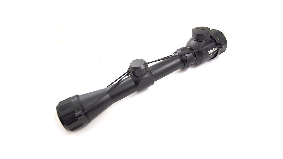 Veber VPOI 1.5-4.5x32mm LightMaster Series Rifle Scope w/ Illuminated German 4 Post Reticle, 1in Tube, SFP, Black, GSKOVPOILS154532