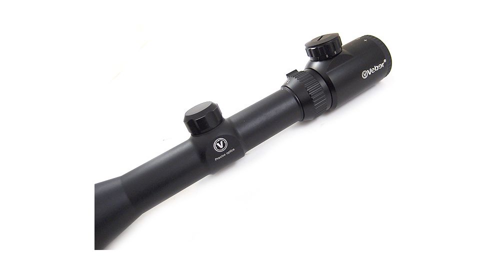 Veber VPOI 1.5-6x42mm LightMaster Series Rifle Scope w/ Illuminated German 4 Post Reticle, 30 mm Tube, SFP, Black, GSKOVPOILS15642