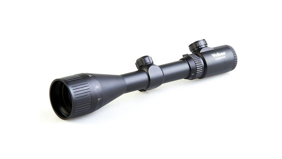 Veber VPOI 3-9x50mm LightMaster Series Rifle Scope w/Wide Angle 11-setting Illuminated German 4 Post, 30mm, Dual Focus, SFP, Black, GSKOVPOILS3950