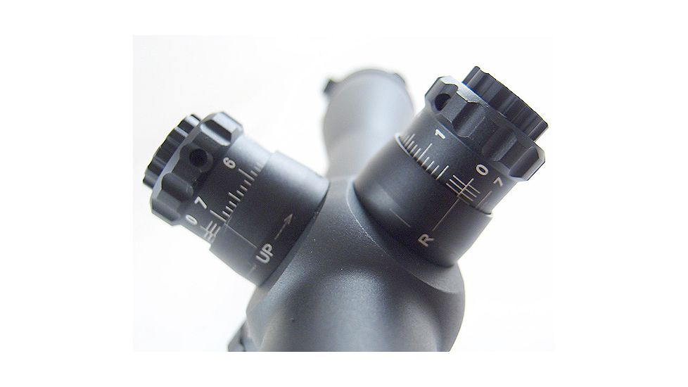 Veber VPOI 4-16x44mm SF IR Wolf Series Rifle Scope w/ IlluminX US Mil-Dot Reticle, SFP, Black, GSKOVPOILS41644SFW