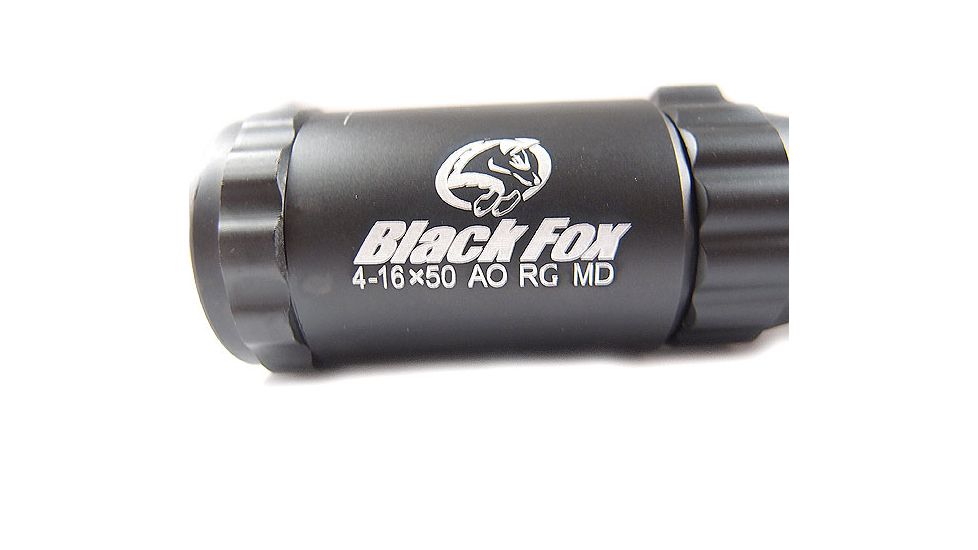 Veber VPOI 4-16x50mm Black Fox Series Rifle Scope w/ Red/Green/Blue Illuminated US Mil-Dot Reticle, 1in Tube, Dual Focus, SFP, Black, GSKOVPOILS41650BF