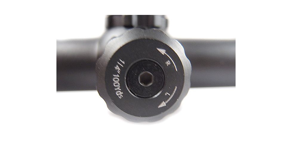 Veber VPOI 6-24x50mm Black Fox Series Rifle Scope w/ Red/Green/Blue Illuminated US Mil-Dot Retile Reticle, 1in Tube, Dual Focus, SFP, Black, GSKOVPOILS62450BF