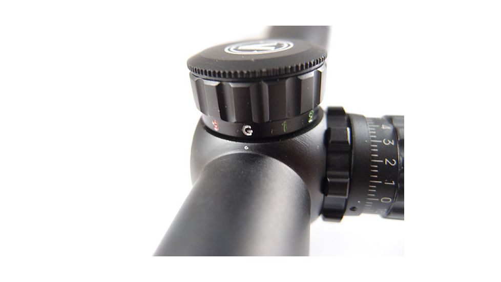 Veber VPOI 6-24x50mm Black Fox Series Rifle Scope w/ Red/Green/Blue Illuminated US Mil-Dot Retile Reticle, 1in Tube, Dual Focus, SFP, Black, GSKOVPOILS62450BF