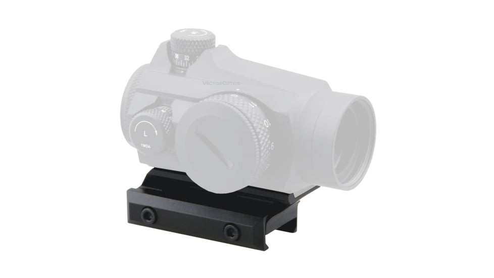 Vector Optics 0.5in Profile Cantilever Picatinny Riser Mount, Black, MAV-P05