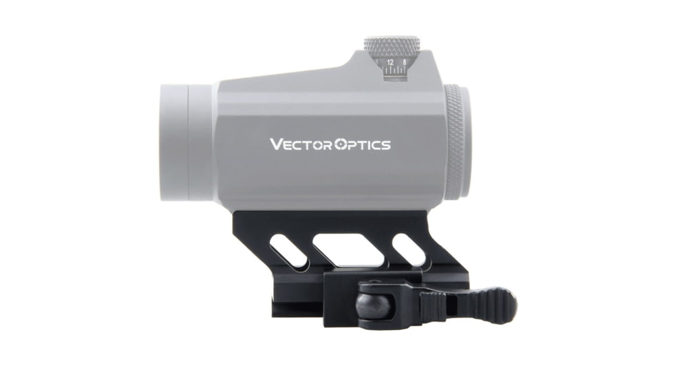 Vector Optics 0.8 in Profile Cantilever QD Riser Mount, Black, MAV-QD10