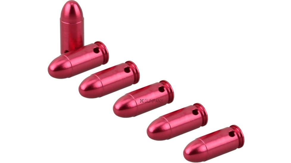 Vector Optics .45 ACP Snap Caps, 6 Pcs, Red, SCSC-08