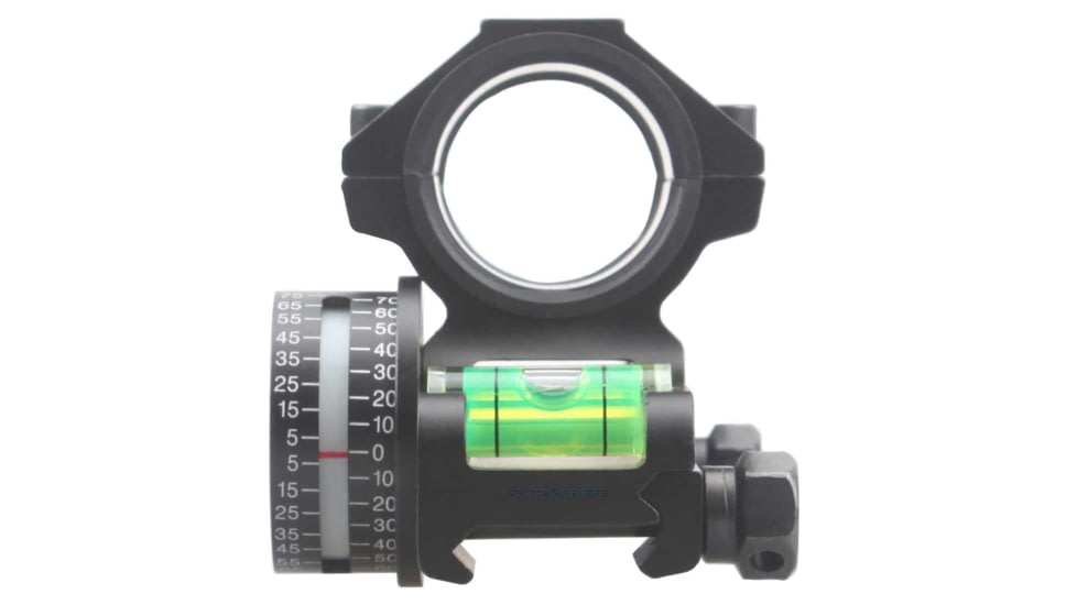 Vector Optics ACD Angle Indicating Scope Mount, 30mm/ 1in Tube, 6063-T6, Matte, w/ Bubble Level and Picatinny Rail, Black, SCACD-14