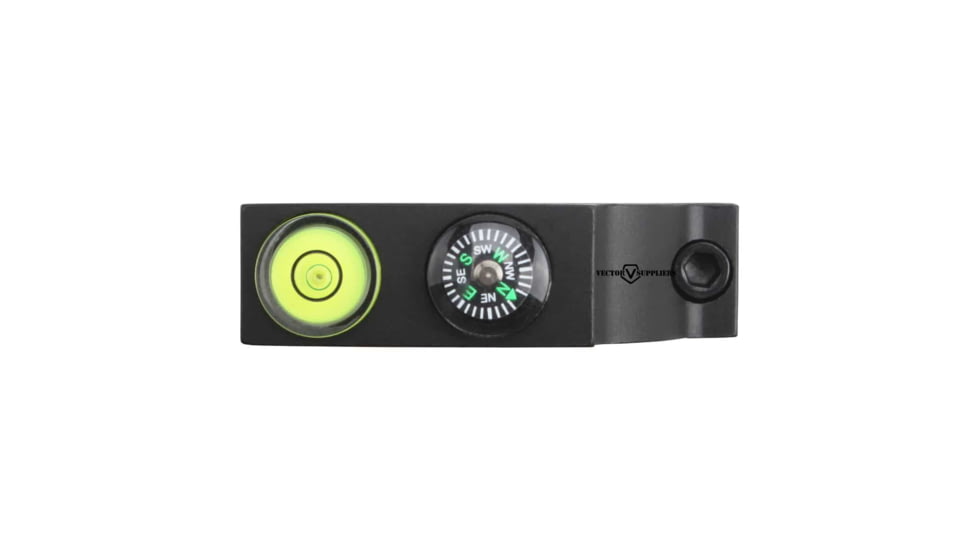 Vector Optics ACD Mount Ring, 30mm Tube, 6063-T6, Matte, w/ Offset Level Bubble &amp; Compass, Black, SCACD-05