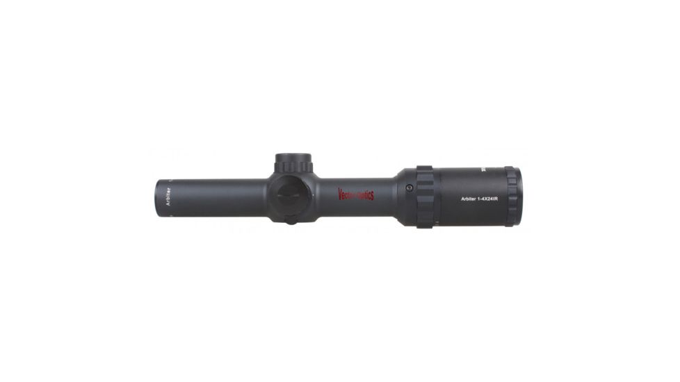 Vector Optics Arbiter Rifle Scope, 1-4x24mm, 30mm Tube, DND Etched Glass Reticle, Black, SCOC-19