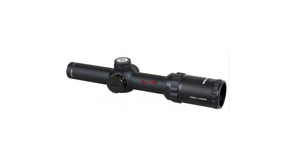 Vector Optics Arbiter Rifle Scope, 1-4x24mm, 30mm Tube, DND Etched Glass Reticle, Black, SCOC-19