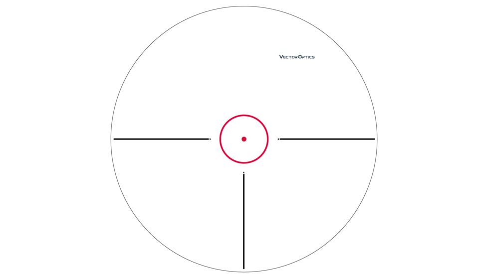 Vector Optics Arbiter Rifle Scope, 1-4x24mm, 30mm Tube, DND Etched Glass Reticle, Black, SCOC-19
