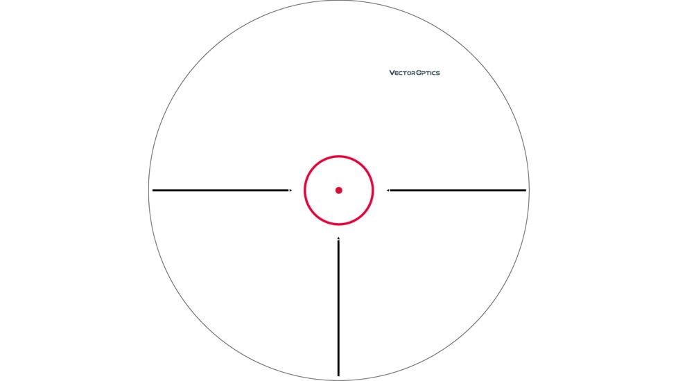 Vector Optics Arbiter Rifle Scope, 1-4x24mm, 30mm Tube, DND Etched Glass Reticle, Black, SCOC-19