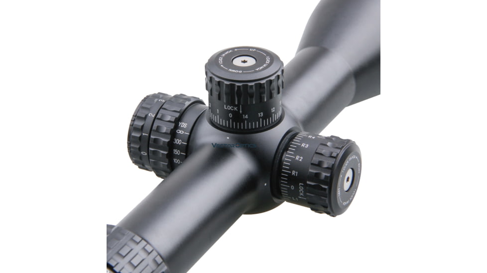 Vector Optics Aston Rifle Scope, 3-18x44mm, Second Focal Plane, 30mm Tube, VHL-2 Illuminated Reticle, 6061-T6, Black, SCOL-23