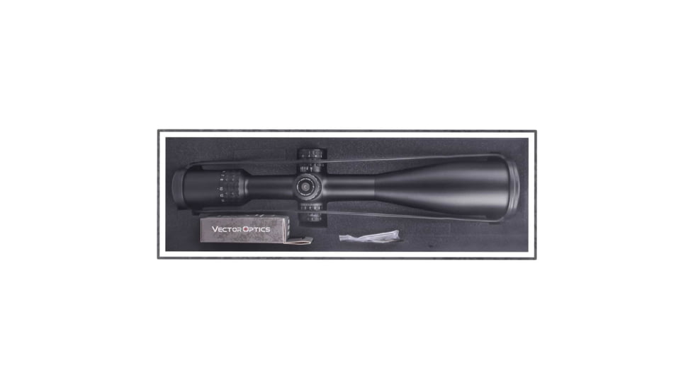 Vector Optics Aston Rifle Scope, 3-18x44mm, Second Focal Plane, 30mm Tube, VHL-2 Illuminated Reticle, 6061-T6, Black, SCOL-23
