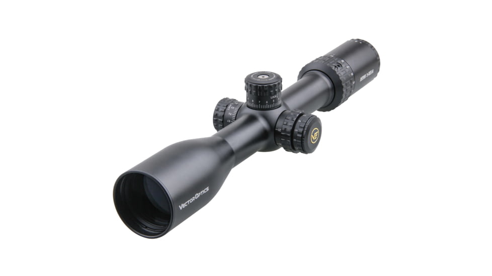 Vector Optics Aston Rifle Scope, 3-18x44mm, Second Focal Plane, 30mm Tube, VHL-2 Illuminated Reticle, 6061-T6, Black, SCOL-23
