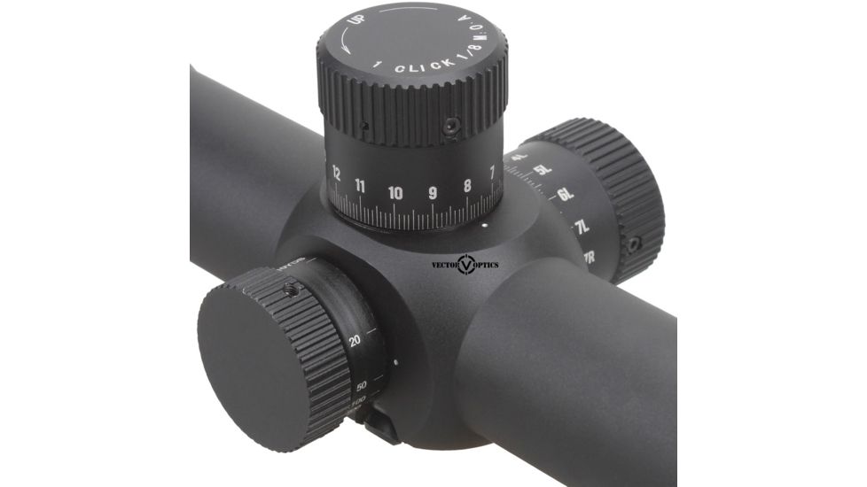 Vector Optics Atlas Rifle Scope, 5-30x56mm, Etched Glass VHL Reticle, Black, SCOL-04