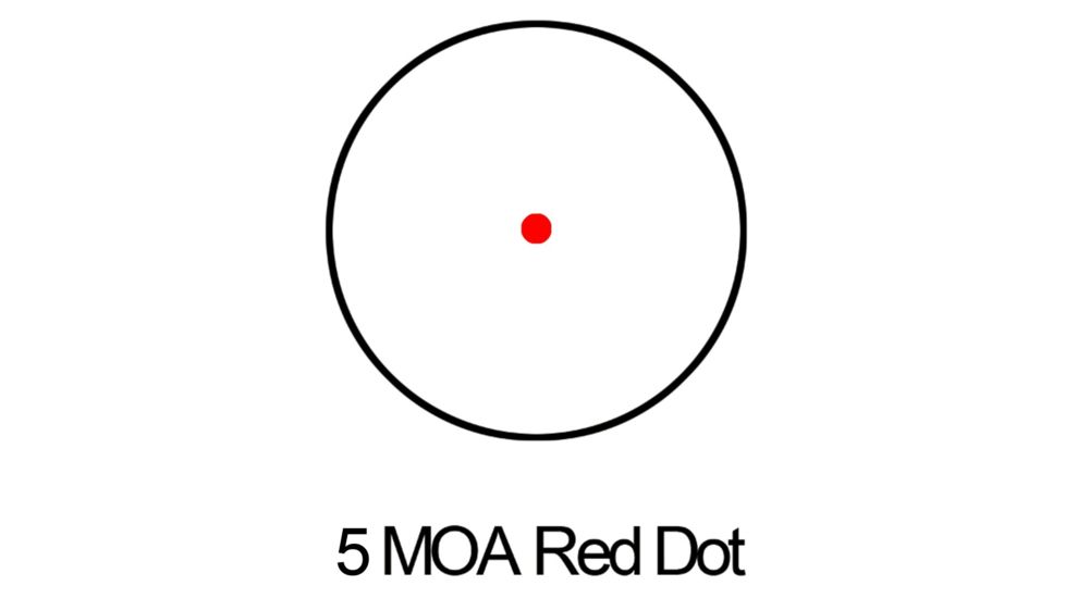 EDEMO Vector Optics Cactus 1x35mm Dovetail Red Dot Sight, 7 Levels Red Dot Reticle, Black, SCRD-11, EDEMO3