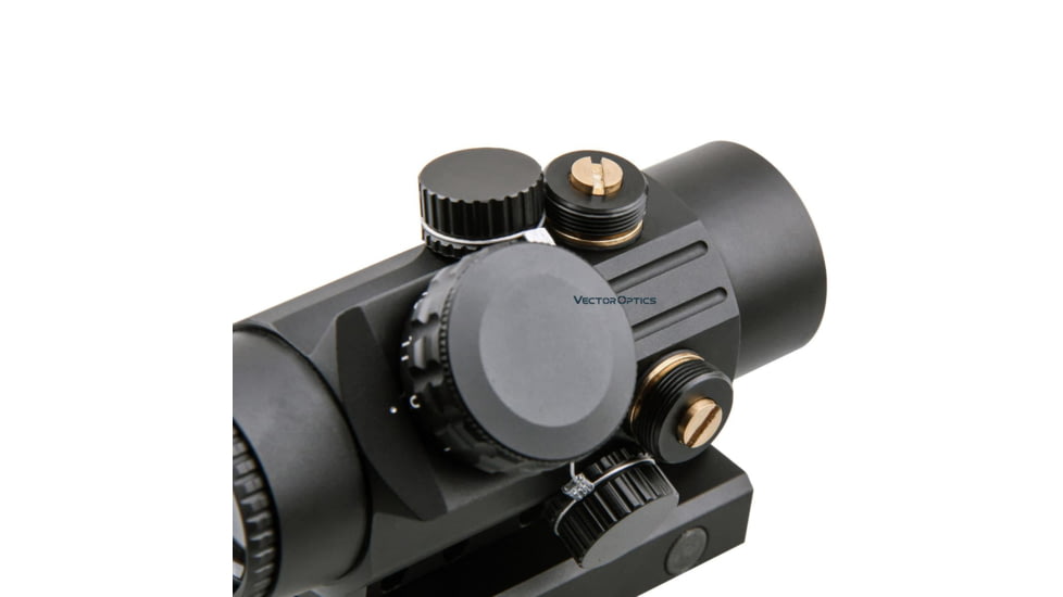 Vector Optics Calypos Prismatic Scope, 1x30mm, Second Focal Plane, VEP-ROD Illuminated Reticle, 6061-T6, Black, SCOC-25