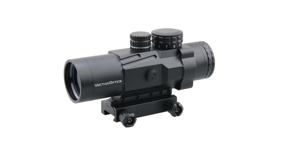 EDEMO Vector Optics Calypos Prismatic Scope, 3x32mm, Second Focal Plane, VEP-CDB Illuminated Reticle, 6061-T6, Black, SCOC-20, EDEMO1
