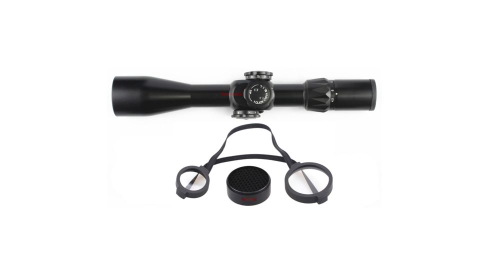 Vector Optics Capricorn Rifle Scope, 4.5-14x44mm, 30mm Tube, FFP Etched Glass MP Reticle, Black, SCFF-05B