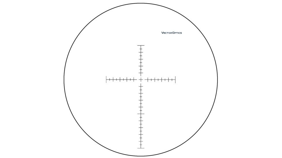 Vector Optics Capricorn Rifle Scope, 4.5-14x44mm, 30mm Tube, FFP Glass MP Reticle, Black, SCFF-05A