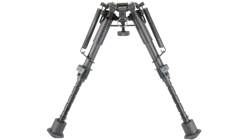 Vector Optics Carbon Fiber Spring Bipod, 6-9in, Black, RSCFP-06