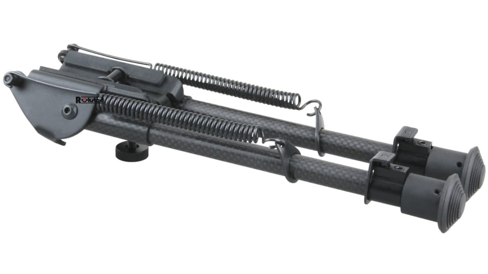 Vector Optics Carbon Fiber Spring Bipod, 9-13.5in, Black, RSCFP-09