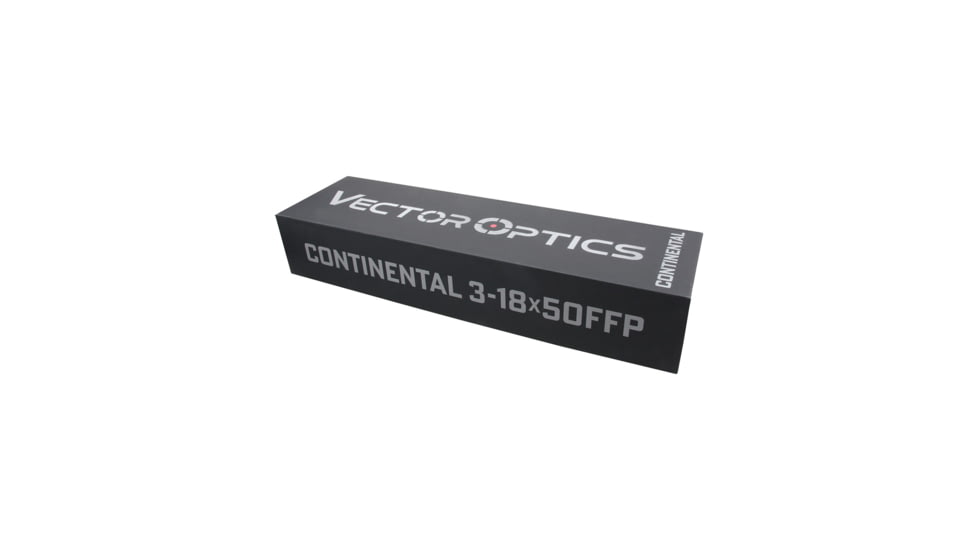 Vector Optics Continental 3-18x50mm Rifle Scope, 34mm , FFP, Etched Glass VCT-34FFP, Nitrogen Purged, Black, SCFF-28