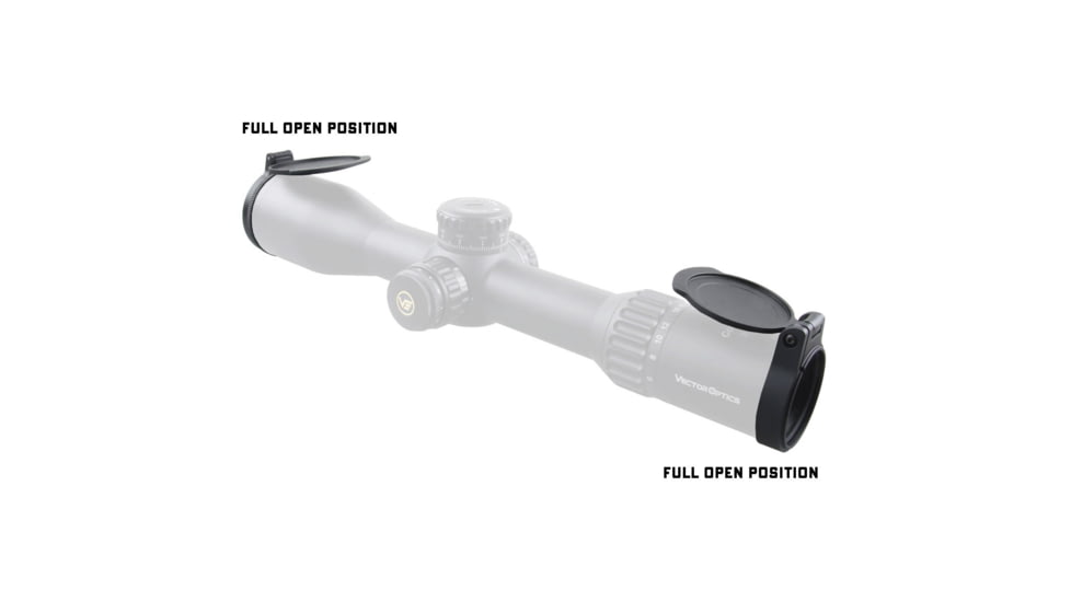 Vector Optics Continental 56mm Filp-up Cap, Black, SCFC-M56