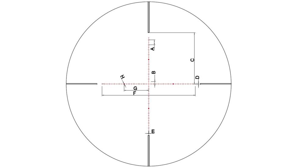 Vector Optics Continental Rifle Scope, 5-30x56mm, 30mm Monotube, Illuminated, Half-Mil Reticle, Black, SCOL-22