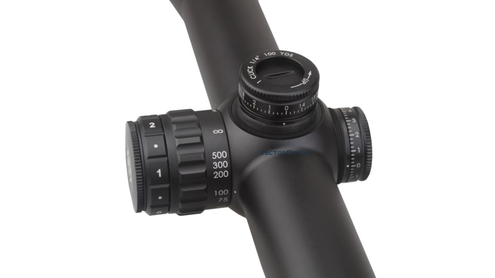 Vector Optics Continental Rifle Scope, 5-30x56mm, 30mm Monotube, Illuminated, Half-Mil Reticle, Black, SCOL-22