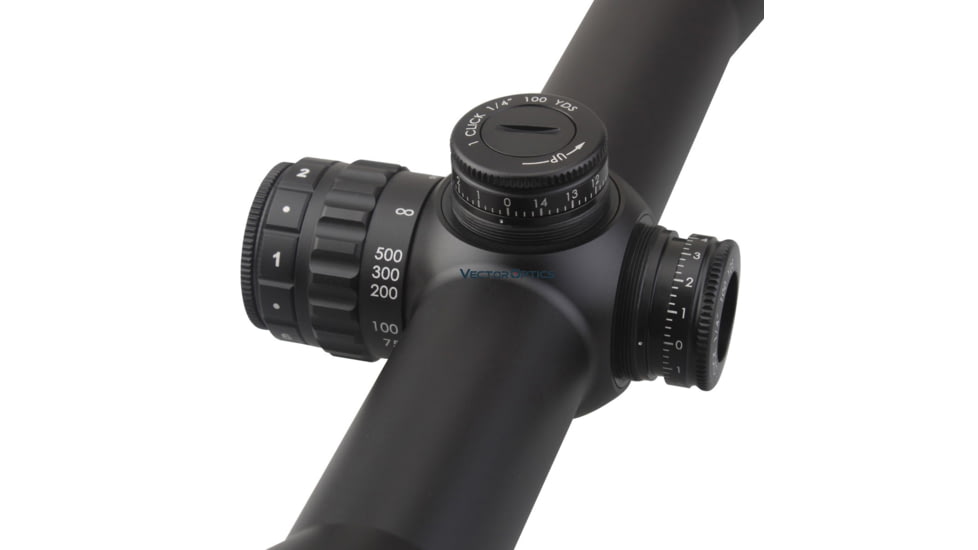 Vector Optics Continental Rifle Scope, 5-30x56mm, 30mm Monotube, Illuminated, Half-Mil Reticle, Black, SCOL-22