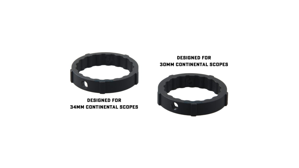 Vector Optics Continental Scope Big Side Wheel, Sliver, SCCON-SW