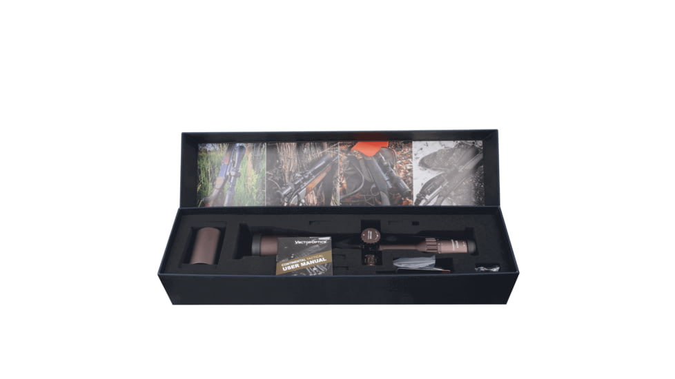 Vector Optics Continental x6 4-24x05mm Tactical Riflescope, 30mm Tube, Second Focal Plane, Chorme, SCOL-43