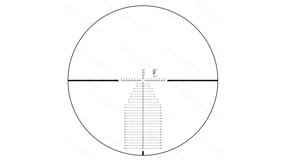 Vector Optics Continental x6 4-24x56mm MBR Riflescope, 34mm Tube, First Focal Plane, Black, SCFF-40