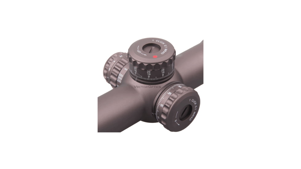 Vector Optics Continental x6 4-24x56mm Riflescope, 34mm Tube, First Focal Plane, Chorme, SCFF-39