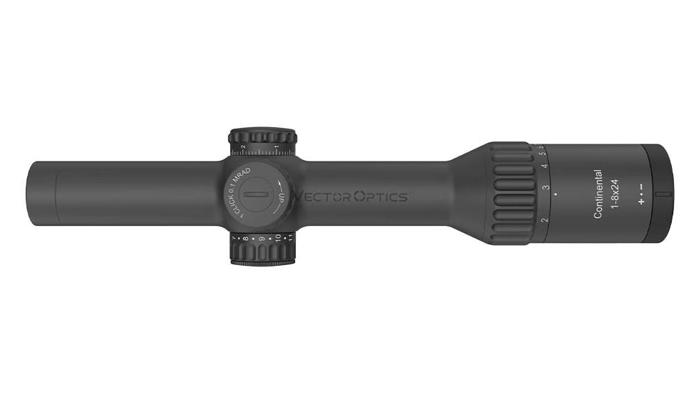 Vector Optics Continental x8 1-8x24i 30mm Tube ED Fiber LPVO Rifle Scope, Second Focal Plane