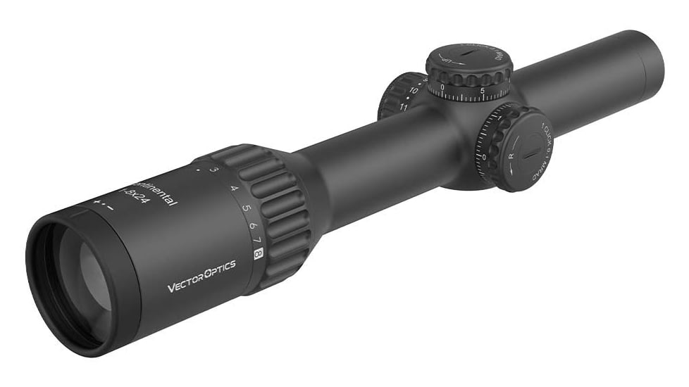 Vector Optics Continental x8 1-8x24i 30mm Tube ED Fiber LPVO Rifle Scope, Second Focal Plane