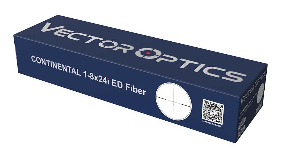 Vector Optics Continental x8 1-8x24i 30mm Tube ED Fiber LPVO Rifle Scope, Second Focal Plane